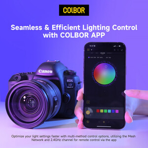 Colbor W60R Kit RGB Led Video Işığı - Thumbnail