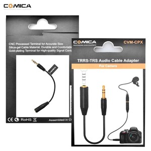 Comica CVM-CPX 3.5mm Dişi TRRS Erkek TRS Ses Dönüştürücü Kablo - Thumbnail
