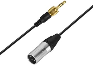 Comica - Comica CVM-DL-XLR Erkek 3.5mm TRS Alıcısı için Ses Kablosu