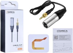 Comica CVM-DL-XLR Erkek 3.5mm TRS Alıcısı için Ses Kablosu - Thumbnail