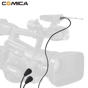 Comica CVM-DS-XLR 3.5mm Çift XLR Erkek Stereo ses Çıkış Kablosu - Thumbnail