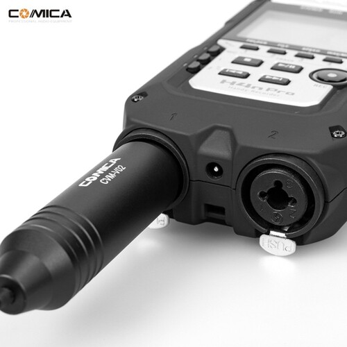 Comica CVM-V02O 1.8 Mt Kamera için XLR Çok Yönlü Yaka Mikrofonu