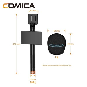 COMİCA - Comica HR-WM Kablosuz Mikrofon İçin El Tipi Adaptör (1)