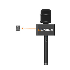 COMİCA - COMICA Revo S Kablosuz EL Mikrofonu USB-C Girişli Telefonlar için