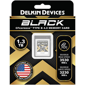 Delkin - Delkin 1.3TB Black CFexpress Type-B 4.0 Hafıza Kartı (1)