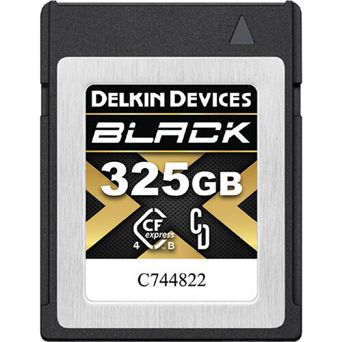 Delkin 325GB Black CFexpress Type-B 4.0 Hafıza Kartı
