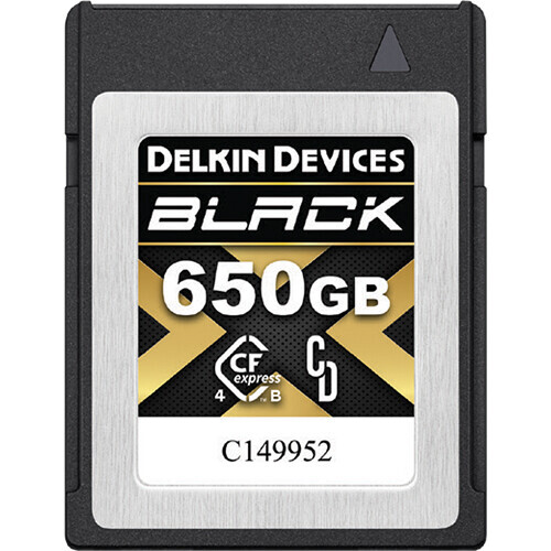 Delkin 650GB Black CFexpress Type-B 4.0 Hafıza Kartı