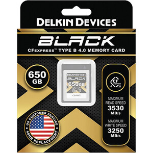 Delkin - Delkin 650GB Black CFexpress Type-B 4.0 Hafıza Kartı (1)