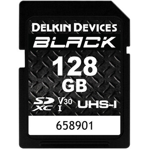 Delkin Devices 128GB Black UHS-I v30 SDXC Hafıza Kart - Thumbnail