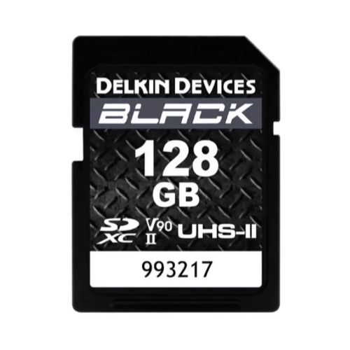 Delkin Devices 128GB Black UHS-II SDXC U3 V90 Hafıza Kartı