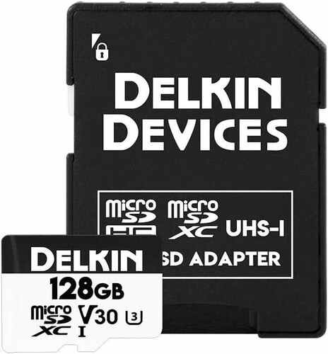Delkin Devices 128GB Hyperspeed UHS-I MİCROSDXC Hafıza Kartı