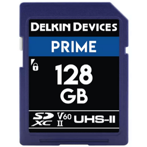 Delkin - Delkin 128GB Prime UHS-II SDXC (V60) Hafıza Kartı
