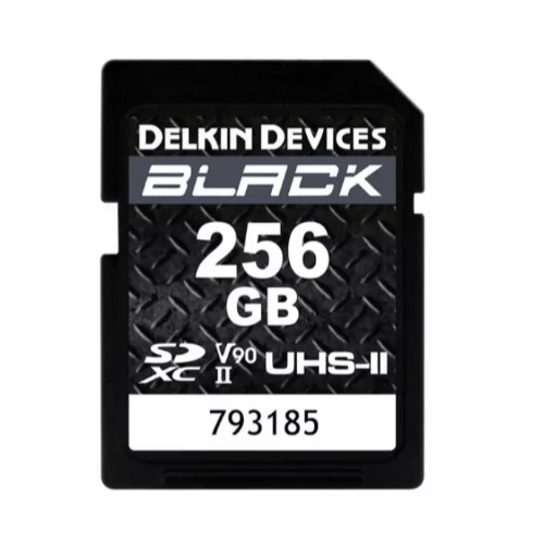 Delkin Devices 256GB Black UHS-II SDXC U3 V90 Hafıza Kartı