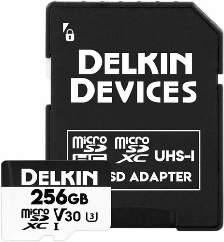 Delkin Devices 256GB Hyperspeed UHS-I MİCRO SDXC Hafıza Kartı