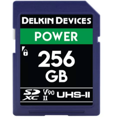 Delkin 256GB Power SDXC UHS-II 2000X (V90) Hafıza Kartı