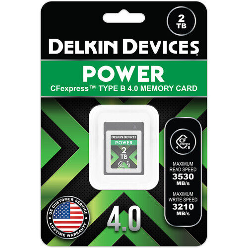 Delkin 2TB POWER 4.0 CFexpress Type B Hafıza Kartı