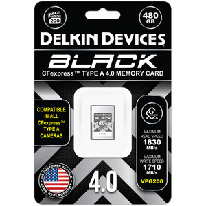 Delkin - Delkin Devices 480GB BLACK CFexpress Type A 4.0 Hafıza Kartı (1)