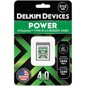 Delkin - Delkin 512GB POWER 4.0 CFexpress Type B Hafıza Kartı (1)