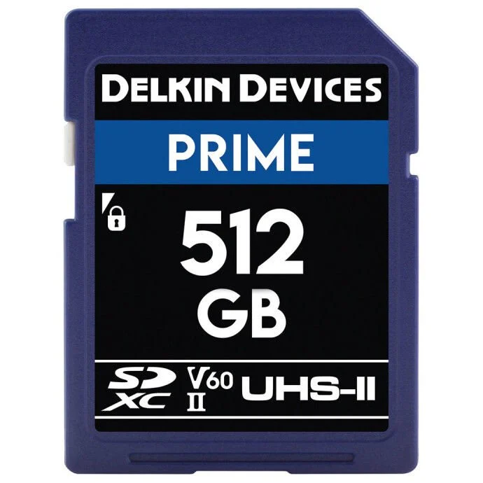 Delkin 512GB Prime UHS-II SDXC (V60) Hafıza Kartı
