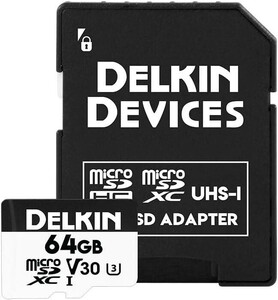 Delkin Devices 64GB Hyperspeed UHS-I MİCRO SDXC Hafıza Kartı - Thumbnail