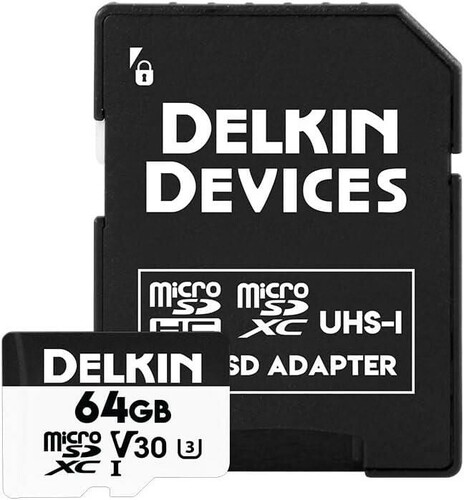 Delkin 64GB Hyperspeed UHS-I MİCRO SDXC Hafıza Kartı