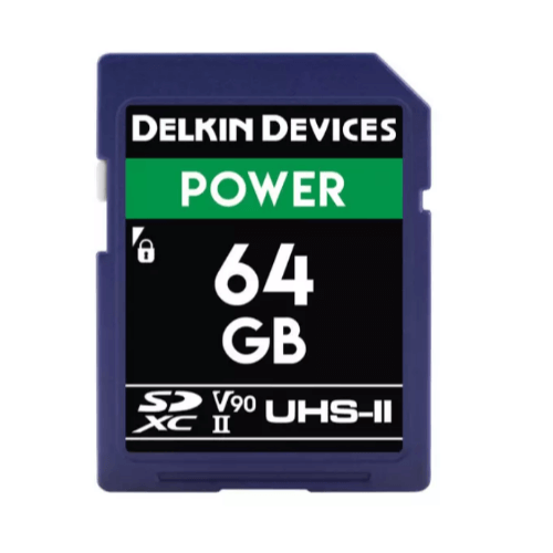 Delkin 64GB Power SDXC UHS-II 2000X (V90) Hafıza Kartı