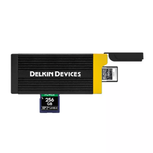 Delkin USB 3.2 CFexpress Tip A ve UHS II SDXC Kart Okuyucu