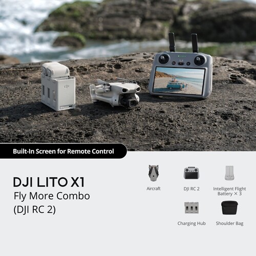 DJI Lito X1 Fly More Combo Plus (DJI RC 2)