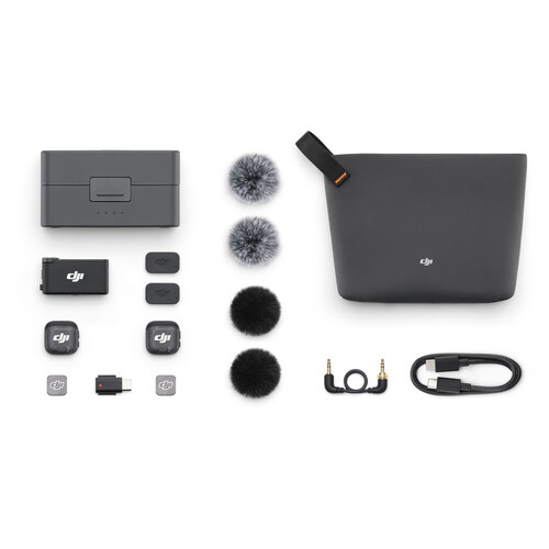 DJI Mic 3 Kablosuz Mikrofon Seti (2 Kişilik)