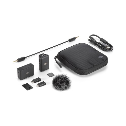 DJI Mic Kompakt Kablosuz Mikrofon Seti (1 TX + 1 RX)
