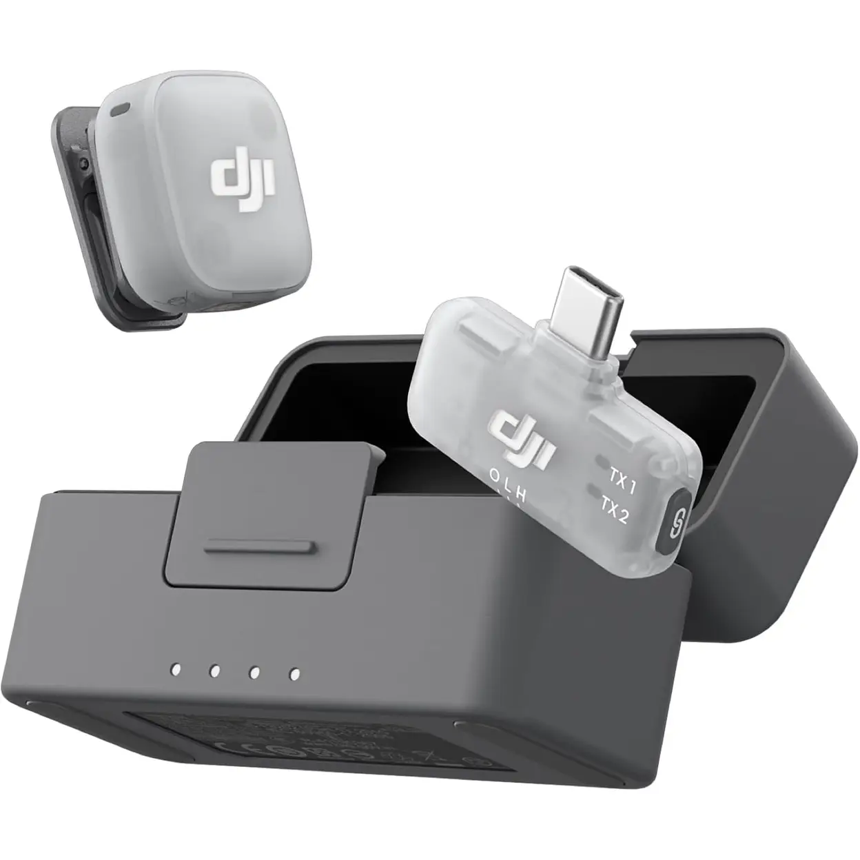 DJI Mic Mini 2 Kablosuz Yaka Mikrofonu (1 Mobil Alıcı + 1 Verici)