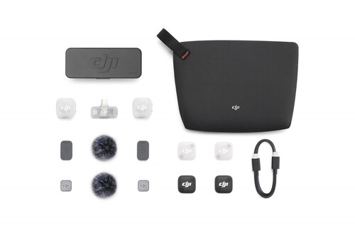 DJI Mic Mini 2 Kablosuz Yaka Mikrofonu (1 Mobil Alıcı + 2 Verici)