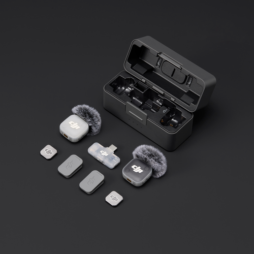 DJI Mic Mini 2 Kablosuz Yaka Mikrofonu (1 Mobil Alıcı + 2 Verici)