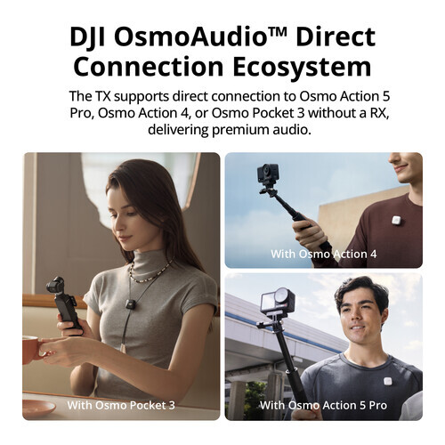 DJI Mic Mini Verici (Beyaz)