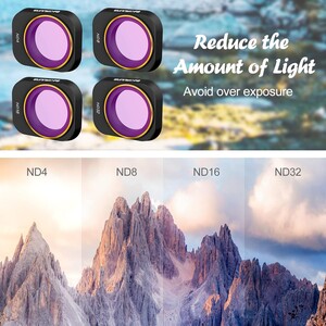 Dji Mini 3 / Mini 3 Pro 6 Lı ND Filtre Seti (MCUV+CPL+ND4+ND8+ND16+ND32) - Thumbnail