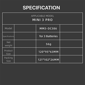 DJI Mini 3 / Mini 3 Pro / Mini 4 Pro 3'lü Batarya Saklama Çantası - Thumbnail