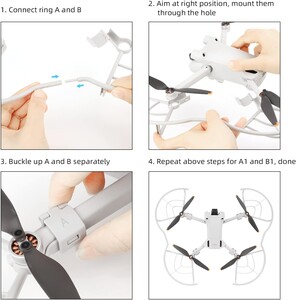 Dji Mini 3/3 pro Pervane Koruyucu Propeller Guard - Thumbnail