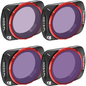 Freewell - Freewell DJI OSMO POCKET 3 - BRIGHT DAY - 4 PACK ND8/PL, ND16/PL, ND32/PL, ND64/PL