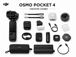 DJI - DJI Osmo Pocket 4P Vlog Combo Classic Black
