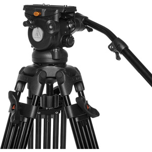 E-Image EG05A2 Alüminyum Tripod + GH05 Video Başlık (75mm) - Thumbnail
