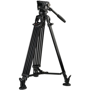 E-Image - E-Image EG08A2 Alüminyum Tripod + GH08 Fluid Head (1)