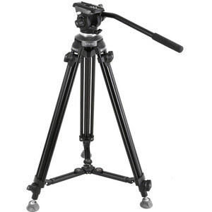 E-Image EK610 Profesyonel Fluid Head Compact Tripod Seti (65mm EH610 + AT610) - Thumbnail