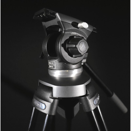 E-Image EK610 Profesyonel Fluid Head Compact Tripod Seti (65mm EH610 + AT610)