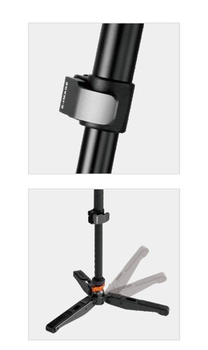E-Image MA600 Alüminyum Monopod + 610FH Fluid Head