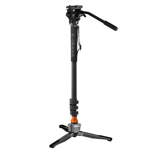 E-Image - E-Image MFC700 Carbon Fiber Monopod + 610FH Fluid Head