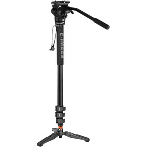 E-Image MFC700 Carbon Fiber Monopod + 610FH Fluid Head - Thumbnail