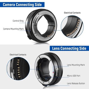 Neewer - EF-EOSR CANON EF - RF AF Lens Adaptörü (1)