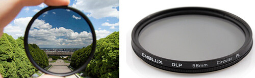 Emolux 62mm Slim Polarize Filtre