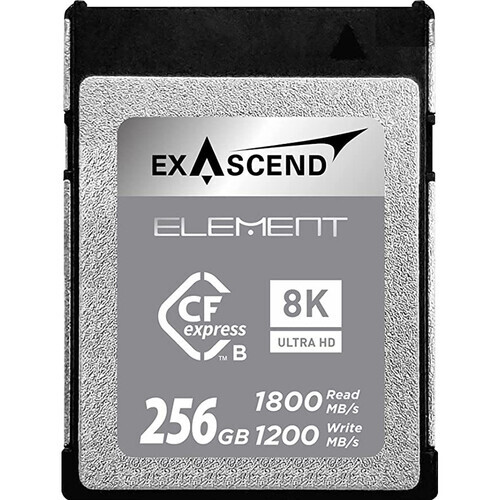 Exascend 256GB Element Series CFexpress Type B Hafıza Kartı
