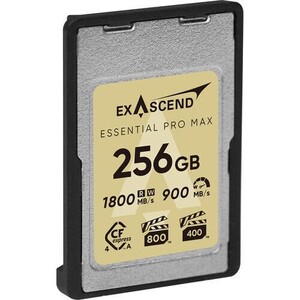 Exascend 256GB Essential Pro Max CFexpress 4.0 Type A Hafıza kartı / 1800 MB/S Okuma Yazma VPG800 - Thumbnail